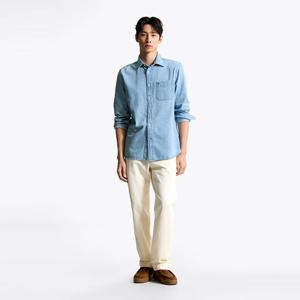 [공식][타미힐피거] 레귤러 데님 셔츠 (T12F7WSH500MT11BQ)