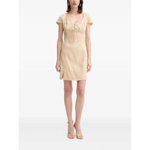 25 FW 게스 타이 프런트 사이드 슬릿 미니 드레스 W5GK41WH5L2 TP441971152