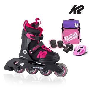 [13%적립][K2]모토핑크 아동인라인 사이즈조절가방보호대헬멧