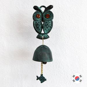대박부엉이 청동주물 현관문종 도어벨 1종 HDB-183
