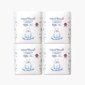 네추럴블라썸 비건기저귀 팬티형 7단계(3XL) 18매*4팩