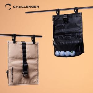 [챌린저] 크랙 텍스처 골프 카트 파우치백