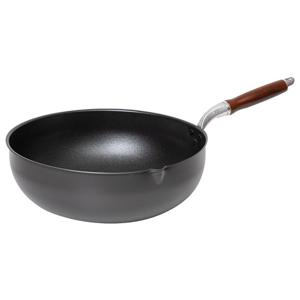 퀸센스 국내산 웍 업소용 경질 북경팬 튀김팬 36cm