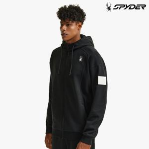 [스파이더] 공용 후드 집업 자켓 SPHFCNFT301UBLK