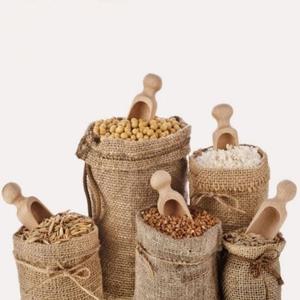 마대 자루 주머니-화분 소품 커버 12x16cm