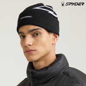 [스파이더] 공용 SWUWS 사이드 번개 비니 SPHFANCA343UBLK