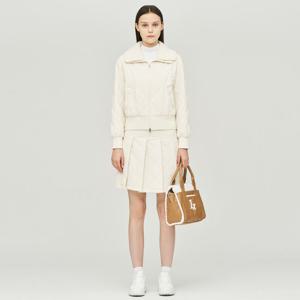 [링스] 여성 퀼팅 주름 패딩 큐롯 L21C3PC398_IV