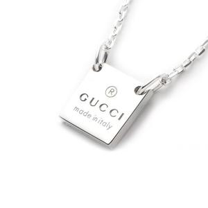 구찌 YBB223514001 (223514 J8400 8106) 스퀘어 실버 목걸이