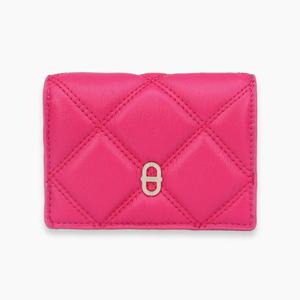 [에스콰이아]23FW 신상 소프트 다이아 퀼팅 여성 반지갑 ECCFPR657RE