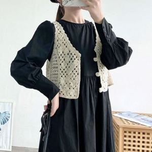 상의 조끼 니트 의류 2칼라 볼레로 뜨개 MA8090 미니