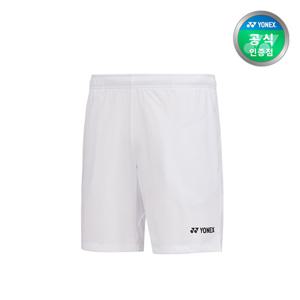 요넥스 배드민턴 남성 반바지 화이트 231PH001M
