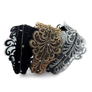 장폴클라리쎄(JP Clarisse) 빅레이스 크리스탈 라인 헤어밴드 JC030HB