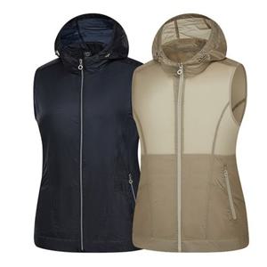 [콜핑]LD08 여성 봄 나일론 펀칭원단 후드일체형 등산조끼 KTV7146W