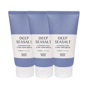 [해피바스]해피바스 퍼펙트딥 씨솔트 클렌징폼 150g x3