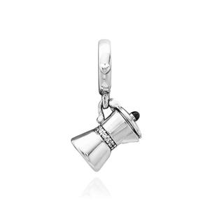 판도라 792679C01 모카 포트 펜던트 겸 댕글 실버 참