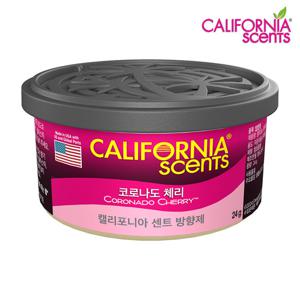 [체험특가] 캘리포니아센트 차량용 캔 방향제 체리 24g X 1개
