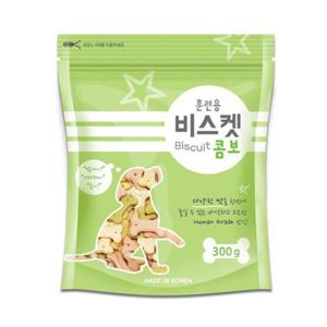 애견간식 강아지간식 비스켓 콤보 300g 1P 교육 훈련용 과자