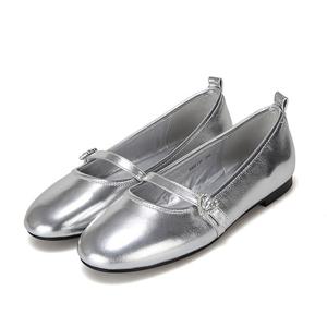 [바바라(슈즈)]투웨이하트큐빅장식플랫BBH139 SI