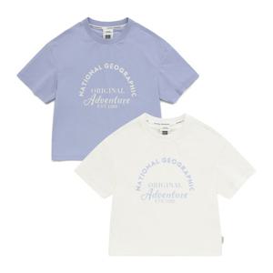 [내셔널지오그래픽 키즈] K242GTS910 여아 우븐 반팔 2종택 1