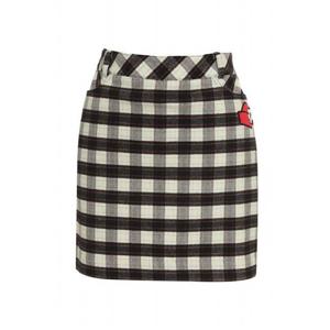 [디즈니골프][본사] 디즈니골프 여성 모직 체크스커트 DK3LCR001