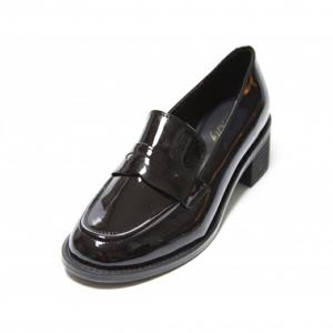 [소다(여성화)]여성 라운드 쉐입 베이직 로퍼 ALS412 PA10_ARLT 흑색 (4cm)