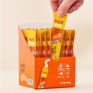 페슬러 묘설렘 스틱 대용량 고양이 습식 다이어트 간식 연어 40개입