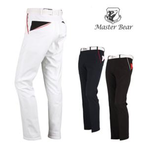 보스케 남성 겨울 골프웨어 편한 스판 슬림 배색 골프바지