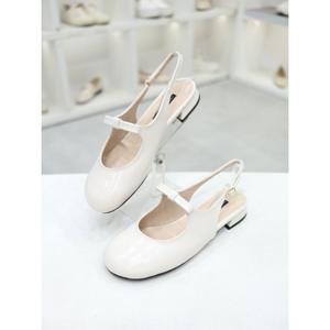 [코디엘루]메리제인 리본장식 슬링백 플랫 샌들 2cm CDSP500360