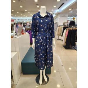 아니베F 세이브존03 아니베F 꽃프린트셔츠형원피스 A35WOP500