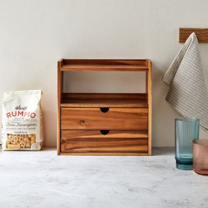 [모던하우스] 아카시아 주방 수저 및 다용도 2단 보관함