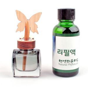 편백나무방향제 편백나무 차량용방향제 카나비 본품과리필 정유