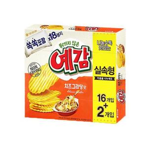 [오리온] [무료배송]오리온 예감 치즈그라탕맛 대용량 18P 306gx3개