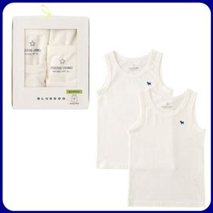 [블루독8-키즈]2종택1 멜란지베이직뱀부2종런닝세트 나시민소매 언더웨어 속옷내의 이너두돌선물 24W1050002