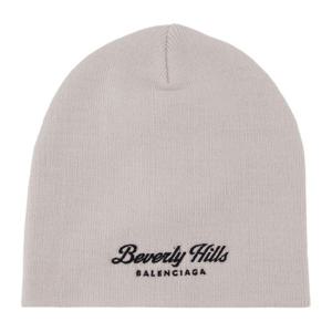 발렌시아가 울 모자 794886 443B1 9060 OFF WHITE BLACK
