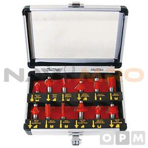 루터 비트 세트 KRB-12/1SET(12pcs)/생크(파이)