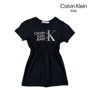 [캘빈클라인 키즈]하이브리드 반팔 드레스(1G01G00913_BK)