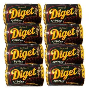 오리온제과 다이제 초코 225g 8개