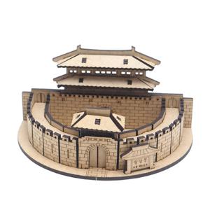 3D나무퍼즐 수원화성 팔달문 모형 만들기