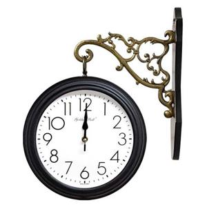 GB2301 양면벽시계 진밤색