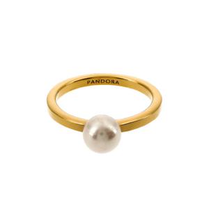 판도라 163157C01 타임리스 트리티드 프레쉬워터 진주 실버 반지