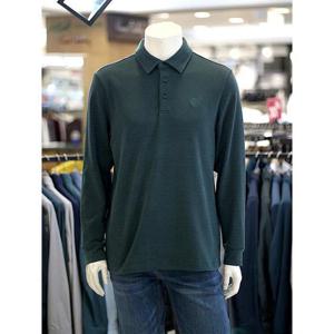 크로커다일 세이브존03 [크로커다일] 간절기 로고 자수 포인트 긴팔 카라 티셔츠 AGCDAAATS4401A