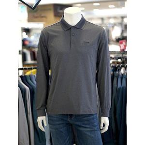 크로커다일 세이브존03 [크로커다일] 간절기 폴리 카치온 긴팔 카라 티셔츠 AGCDAA9TP3703A