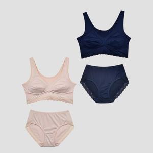 쿨론 노몰드 밑단 레이스 런닝형 브라팬티 0092tj