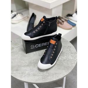 세레스 세이브존07 소가죽 스니커즈 3cm CR 6220-1CV