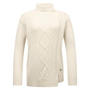 [링스] 여성 피셔맨조직 모크넥 롱 풀오버 스웨터 L21D4SR163_BG