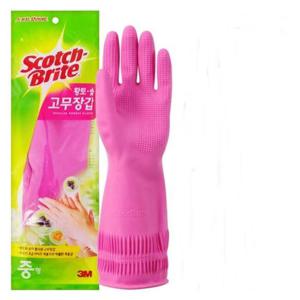 (set)3M 황토숯 고무장갑 중 10개