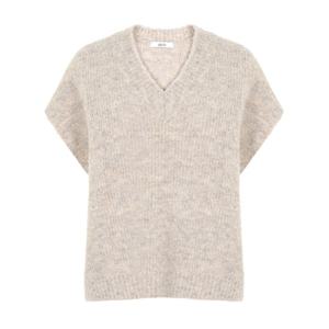 [에이비에프지]루즈핏 V넥 울 니트 베스트 APY4QW45K