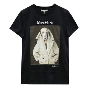 막스마라 VALIDO 발리도 여성 코튼 반팔 티셔츠 블랙 19460339600 004