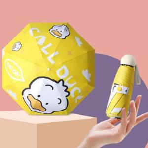 5단우산 리틀콜덕 초미니 5단 우산 UV차단 미니 양산