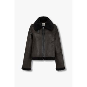 [톰보이]카라배색 집업 무스탕 (9174461999)